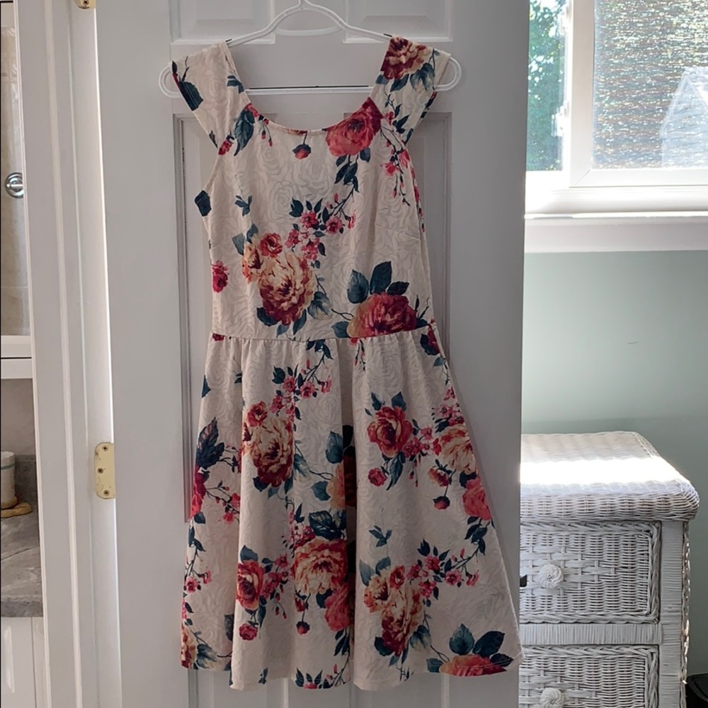 Floral print sundress